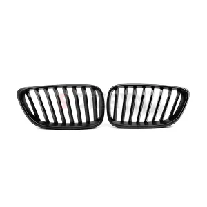 S-Dizayn Bmw 2 Serisi F22 Ön Panjur Böbrek Parlak Siyah Piano Black Düz Model 2014-2017 thumb 3