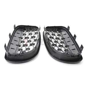 S-Dizayn Bmw 1 Serisi E81/E87 Ön Panjur Böbrek Parlak Siyah Piano Black Diamond Model 2008-2012 thumb 4