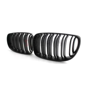 S-Dizayn Bmw 1 Serisi E81/E87 Ön Panjur Böbrek Mat Siyah M1 Model 2008-2012 thumb 3