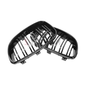 S-Dizayn Bmw 1 Serisi E81/E87 Ön Panjur Böbrek Parlak Siyah Piano Black M1 Model 2008-2012 thumb 4
