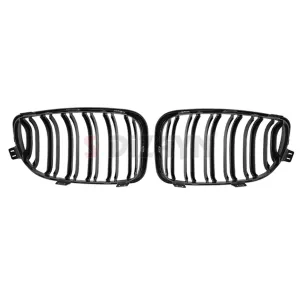 S-Dizayn Bmw 1 Serisi E81/E87 Ön Panjur Böbrek Parlak Siyah Piano Black M1 Model 2008-2012 thumb 5