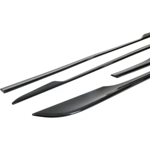 S-Dizayn Honda Civic FC5 ABS Plastik Yan Kapı Çıtası Parlak Siyah 4 Prç. 2016-2021 A+Kalite thumb 3