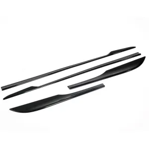 S-Dizayn Honda Civic FC5 ABS Plastik Yan Kapı Çıtası Parlak Siyah 4 Prç. 2016-2021 A+Kalite thumb 4