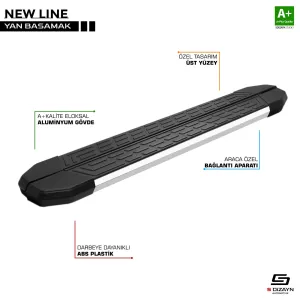 NewLine Krom Yan Basamak Profil 179 Cm