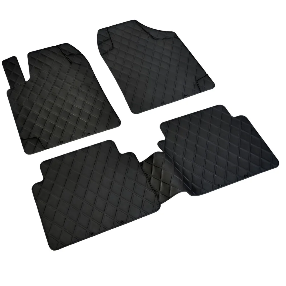Volkswagen Passat B6 3D Havuzlu Universal Paspas Pufi Diamond Siyah