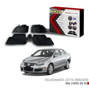 Jetta 2005-2010 Için Uyumlu 3D Paspas