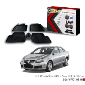 Golf 5 Için Uyumlu Golf 6 - Jetta -2004 3D Paspas