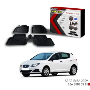 Seat Ibiza -2009 için Uyumlu 3D PaspasDRS Tuning kalitesiyle tanışın! Özel olarak Seat  model araçlar için üretilen bu ürün, otomobilinizin hatlarına sportif ve