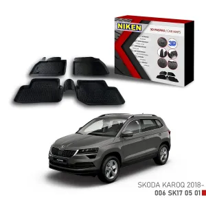 Skoda Karoq -2018 için Uyumlu 3D PaspasDRS Tuning kalitesiyle tanışın! Özel olarak Skoda  model araçlar için üretilen bu ürün, otomobilinizin hatlarına sportif 