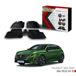 Peugeot 308 -2022 için Uyumlu 3D PaspasDRS Tuning kalitesiyle tanışın! Özel olarak Peugeot  model araçlar için üretilen bu ürün, otomobilinizin hatlarına sporti