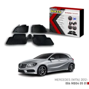 Mercedes (W 176) Için Uyumlu A Class -2012 3D Paspas