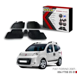 Fiat Fiorino -2007 Için Uyumlu 3D Paspas