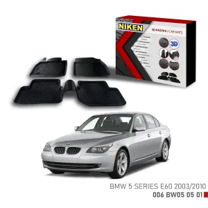 Bmw 5 Serisi 2003-2010 (E60) Serıes Için Uyumlu E60 3D Paspas