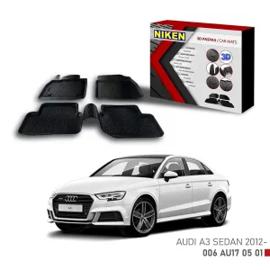 Audi A3 Sd için Uyumlu -2012 3D PaspasDRS Tuning kalitesiyle tanışın! Özel olarak Audi  model araçlar için üretilen bu ürün, otomobilinizin hatlarına sportif ve