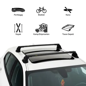 Bmw 1-series (f40) 2020-2024 Turtle Air3 Ara Atkı Siyah thumb 2