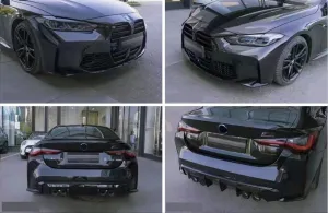 4 Serisi G22 M4 Body Kit (Ön Arka Tampon Marşpiyel Panjur - Egzoz Set 2 Kapı thumb 2