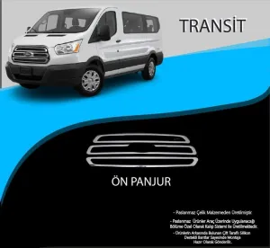 Ford Transit Uyumlu Krom Ön Panjur Krom Çıta 3 Parça. Parça Transit (2019+)DRS Tuning kalitesiyle tanışın! Özel olarak Ford  model araçlar için üretilen bu ürün