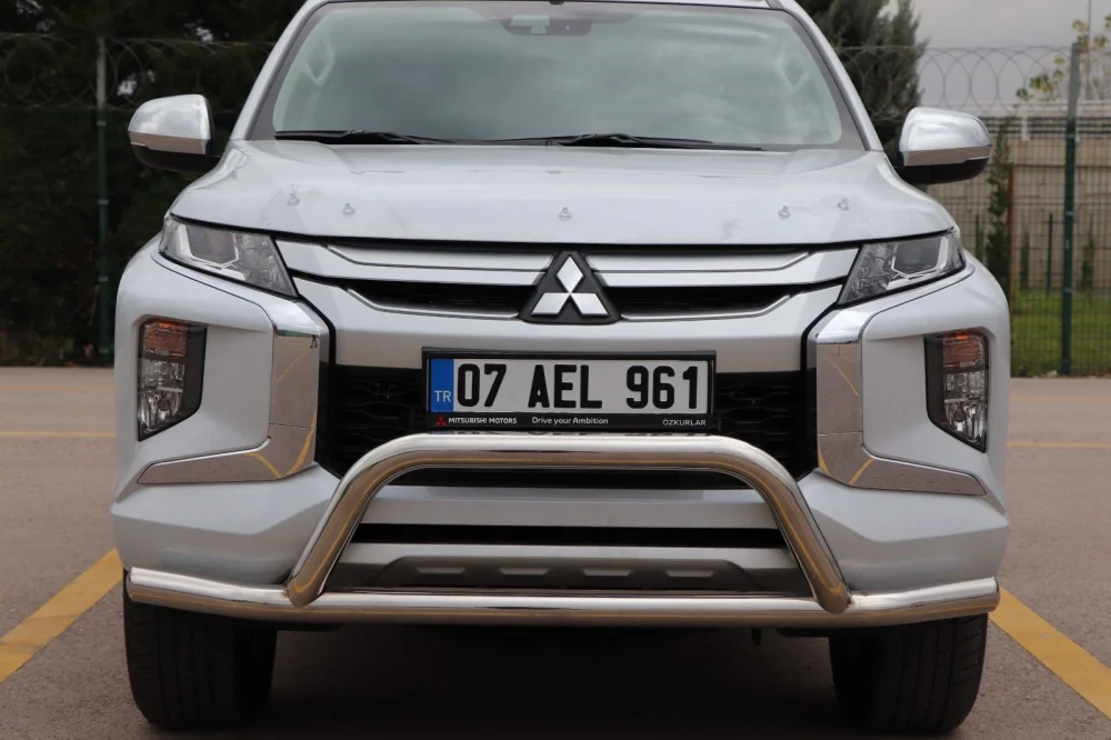 Mitsubishi L200 Uyumlu Ön Koruma Krom 2010-2014 Pst14 Parça