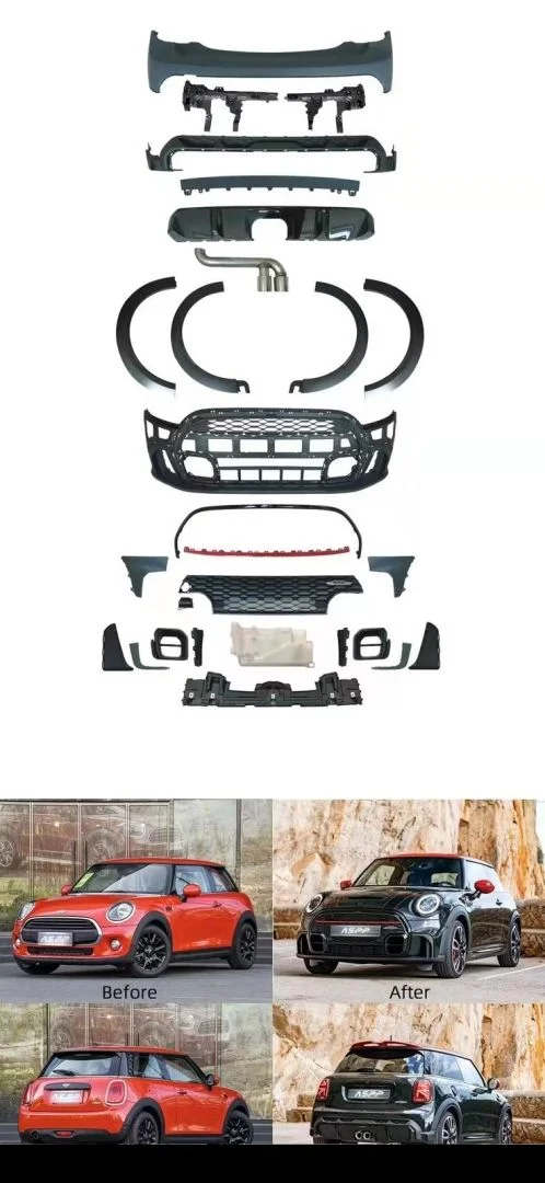 Cooper F56 Uyumlu İçin (2 Kapı) Jcw Body Kit - Makyajlı Görünüm Full Set Parça