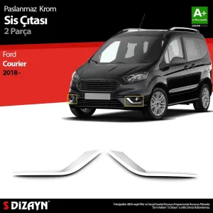 S-Dizayn Ford Courier Krom Sis Farı Çerçevesi 2 Prç. 2018-2023Araca &Ouml;zel Krom Aksesuar&Uuml;r&uuml;n &Ouml;zellikleri:Krom &uuml;r&uuml;nler ara&ccedil; &u