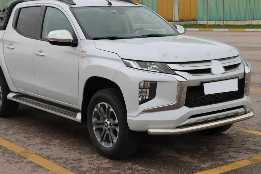 Nissan Navara Uyumlu Ön Tampon Koruma Demiri Krom Tekli Bıyık 2006+ Pst19 Parça