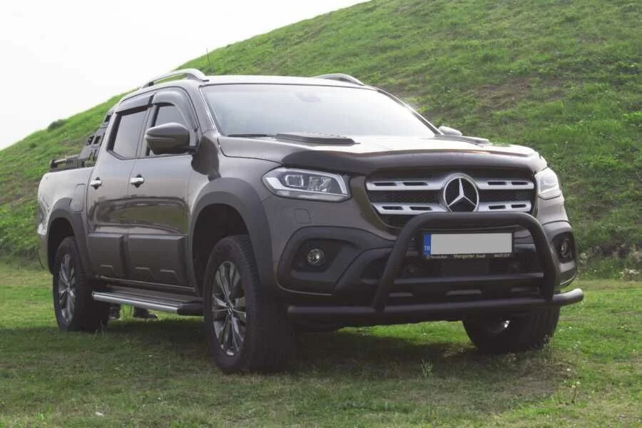 Mercedes X-Class Uyumlu Off Road Ön Tampon Koruma Demiri Siyah FaceOff Black 2017+ Pst15 Parça