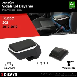 S-Dizayn Peugeot 208 ABS Vidalı Kol Dayama Kolçak Gri 2012-2019 A+Kalite						                Araca &Ouml;zel Ge&ccedil;me Kol&ccedil;ak&bull; Aracınızın konsol