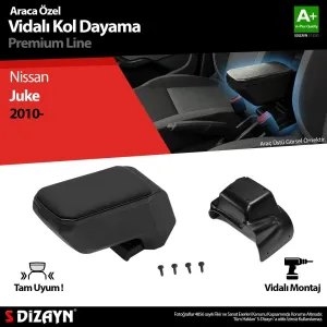 S-Dizayn Nissan Juke ABS Vidalı Kol Dayama Kolçak Siyah 2010 Üzeri A+Kalite						                Araca &Ouml;zel Ge&ccedil;me Kol&ccedil;ak&bull; Aracınızın kon