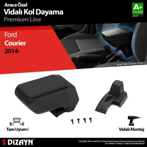Ford Courier Kol Dayama Kolçak Abs Vidalı Siyah 2014-2022 A+Kalite