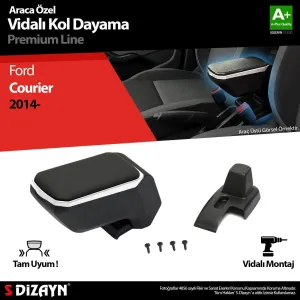 Ford Courier Kol Dayama Kolçak Abs Vidalı Gri 2014-2022 A+Kalite