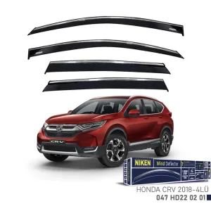 Honda Crv Uyumlu Kromlu Cam Rüzgarlığı 4Lü -2018 Parça thumb 1