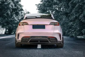 Model Y Uyumlu 2021+ Turbo Spoiler (Parlak Siyah) Parça thumb 1