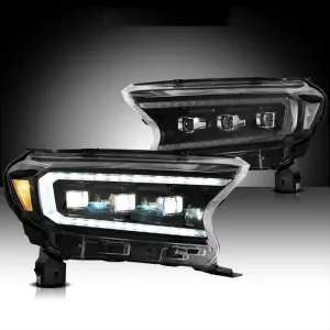 Ranger 2014+ Uyumlu İçin 3 Lens Full LED Far ParçaDRS Tuning kalitesiyle tanışın! Özel olarak Ford  model araçlar için üretilen bu ürün, otomobilinizin hatların