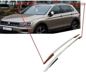 Volkswagen Tiguan Uyumlu 2016 Sonrası Tavan Çıtası Gümüş ParçaDRS Tuning kalitesiyle tanışın! Özel olarak Volkswagen  model araçlar için üretilen bu ürün, otomo