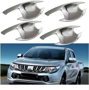 Mitsubishi L200 Uyumlu 2015 2018 Dış Kapı Kolu İç Kaplama ABS Krom ParçaDRS Tuning kalitesiyle tanışın! Özel olarak Mitsubishi  model araçlar için üretilen bu ü
