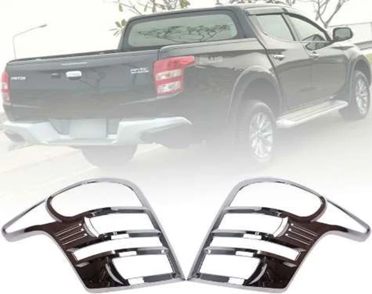 Mitsubishi L200 Uyumlu 2015 2018 Arka Stop Kaplama ABS Krom Parça