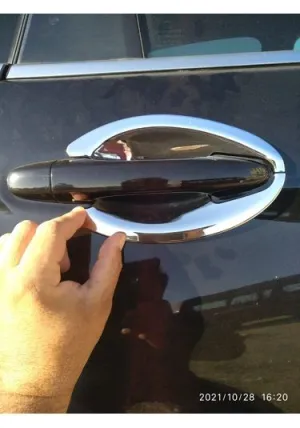 Honda Cr-V Uyumlu 2013 2017 Dış Kapı Kolu İç Kaplama ABS Krom Parça thumb 2