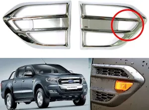 Ford Ranger Uyumlu 2016 2018 Sinyal Çerçevesi Krom ParçaDRS Tuning kalitesiyle tanışın! Özel olarak Ford  model araçlar için üretilen bu ürün, otomobilinizin ha