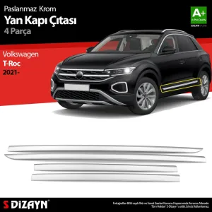 S-Dizayn VW T-Roc Makyajlı Krom Yan Kapı Çıtası 4 Prç. 2021 ÜzeriAraca &Ouml;zel Krom Aksesuar
&Uuml;r&uuml;n &Ouml;zellikleri:Krom &uuml;r&uuml;nler ara&ccedil