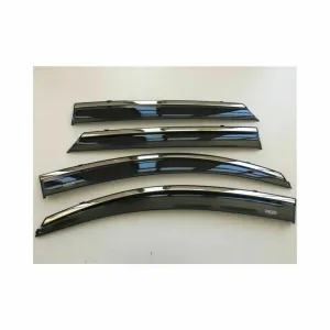 Niken Honda Uyumlu Civic 2007-2011 Model Kromlu Cam Rüzgarlığı 4Lü Parça thumb 2
