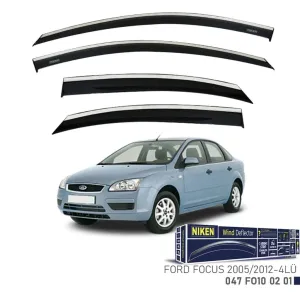 Niken Ford Uyumlu Focus 2005-2012 Model Kromlu Cam Rüzgarlığı 4Lü ParçaDRS Tuning kalitesiyle tanışın! Özel olarak Ford  model araçlar için üretilen bu ürün, ot