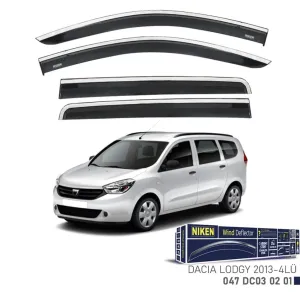 Niken Dacia Uyumlu Lodgy 2013-2020 Kromlu Cam Rüzgarlığı 4Lü ParçaDRS Tuning kalitesiyle tanışın! Özel olarak Dacia  model araçlar için üretilen bu ürün, otomob