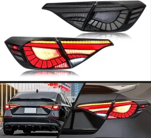 Civic Fe1 Uyumlu 2022+ Dragon LED Stop - Smoke Parça thumb 2
