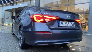 Civic Fe1 Uyumlu 2022+ Dragon LED Stop - Kırmızı Parça thumb 1