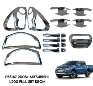 Mitsubishi L200 Uyumlu Full Set Krom 2008+ ParçaDRS Tuning kalitesiyle tanışın! Özel olarak Mitsubishi  model araçlar için üretilen bu ürün, otomobilinizin hatl