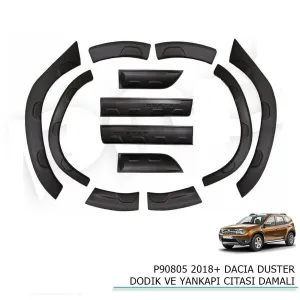 Dacia Duster Uyumlu Dodik Ve Yan Kapı Çıtası Dam 2018+ ParçaDRS Tuning kalitesiyle tanışın! Özel olarak Dacia  model araçlar için üretilen bu ürün, otomobiliniz