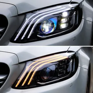 W205 C Uyumlu Serisi İçin Maybach Görünüm LED Far (14-20) Parça thumb 2