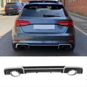 Çamkıran uyumlu A3 Hatchback 2013-2016 İçin Rs3 Difüzör (Normal Tampon İçin) Parça modelleri DRS Tuning'de. Kaliteli malzeme, hızlı kargo ve güvenli