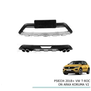 Volkswagen T-Roc Uyumlu Ön Arka Koruma 2018+ ParçaDRS Tuning kalitesiyle tanışın! Özel olarak Volkswagen  model araçlar için üretilen bu ürün, otomobilinizin ha