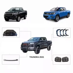 Hilux 2019+ Uyumlu İçin Tundra Body Kit ParçaDRS Tuning kalitesiyle tanışın! Özel olarak Toyota  model araçlar için üretilen bu ürün, otomobilinizin hatlarına s